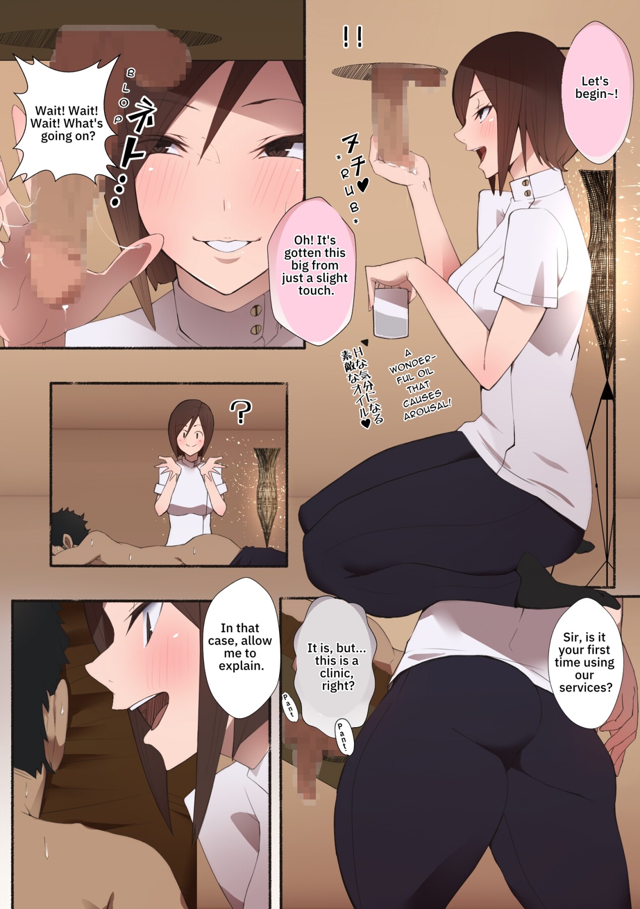 Hentai Manga Comic-Working Woman - Erotic Salon-Read-6